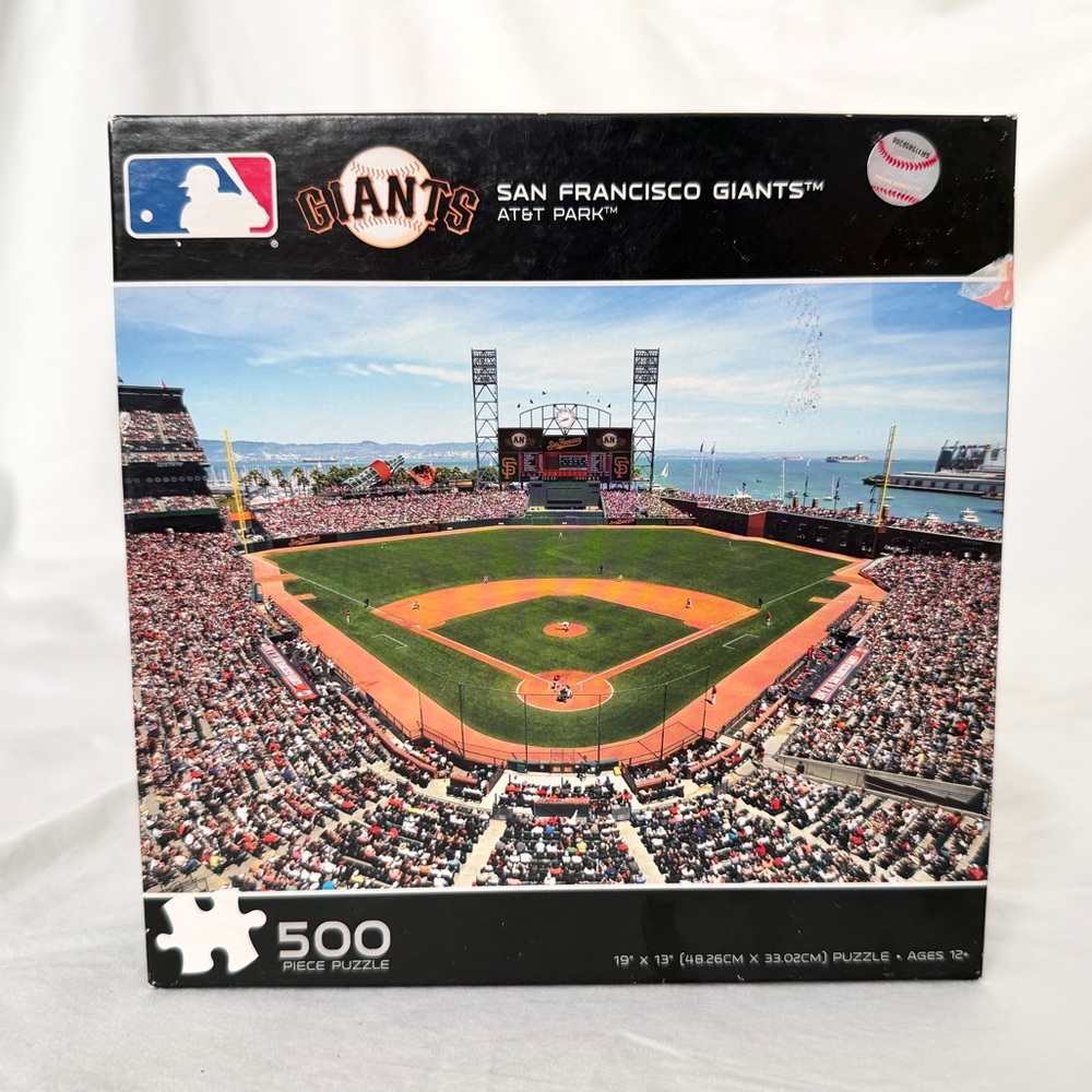 MLB San Francisco Giants AT&T Park Puzzle | 500 Pieces | 19” x 13” | New in Box